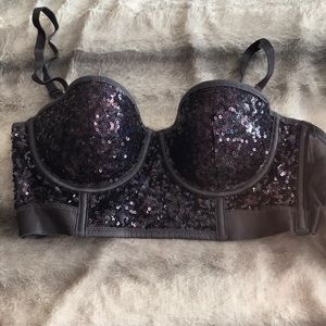 Sparkle bralette. Cute for under tops or as is!